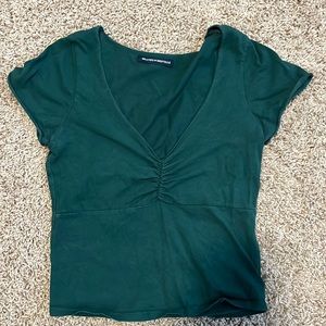 Green brandy Melville crop top